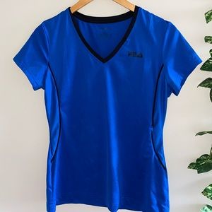 Fila blue workout top - golf or tennis